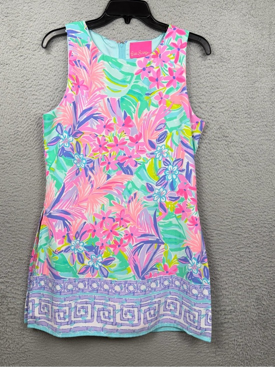 Lilly Pulitzer Pants - Lilly Pulitzer Adalina Romper Dress Womens 6 Multicolor Floral Preppy Casual
